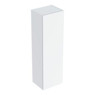 Geberit Armoire haute Smyle Square 36x118x29,9 cm, 1 porte, blanc brillant