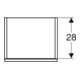 Geberit Armoire haute Smyle Square 36x118x29,9 cm, 1 porte, blanc brillant-4