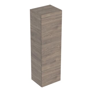 Geberit Armoire haute Smyle Square 36x118x29,9 cm, 1 porte, noyer ép.