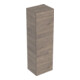 Geberit Armoire haute Smyle Square 36x118x29,9 cm, 1 porte, noyer ép.-1