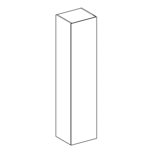 Geberit Armoire haute Xeno2 40x170x35,1 cm, 1 porte, mat/greige