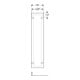 Geberit Armoire haute Xeno2 40x170x35,1cm, 1 porte, structuré/gris foncé