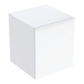 Geberit Armoire latérale Acanto 1 tiroir, 1 tiroir intérieur, L. 46 cm, blanc brillant