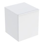 Geberit Armoire latérale Acanto 1 tiroir, 1 tiroir intérieur, L. 46 cm, blanc mat