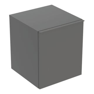 Geberit Armoire latérale Acanto 1 tiroir, 1 tiroir intérieur, L 46 cm, lave mat