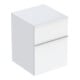 Geberit Armoire latérale iCon 45x60x47,6 cm, 2 tiroirs, blanc laqué brillant-1