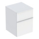Geberit Armoire latérale iCon 45x60x47,6 cm, 2 tiroirs, blanc mat/Gr blanc mat-1