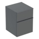 Geberit Armoire latérale iCon 45x60x47,6 cm, 2 tiroirs, laqué mat-1