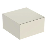 Geberit Armoire latérale One 45x24,5x47 cm, 1 porte, sable-gris/brillant