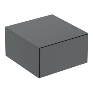 Geberit Armoire latérale One 45x24,5x47 cm, 1 tiroir, lava/laqué ma
