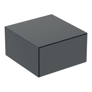 Geberit Armoire latérale One 45x24,5x47 cm, 1 tiroir, noir mat