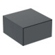 Geberit Armoire latérale One 45x24,5x47 cm, 1 tiroir, noir mat-1