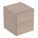Geberit Armoire latérale One 45x49,2x47 cm, 2 portes, chêne/bois mélaminé-1
