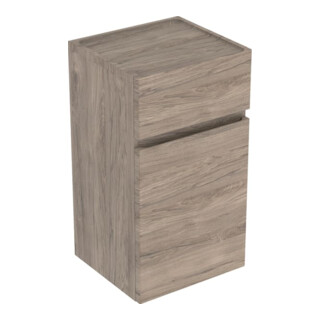Geberit Armoire latérale Renova Plan 39x70x36 cm, 1 porte, 1 tiroir, N, F. struct.
