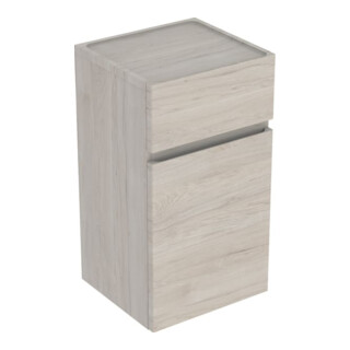 Geberit Armoire latérale Renova Plan 39x70x36 cm, 1 porte, 1 tiroir, N he, F. struct.