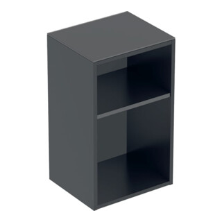 Geberit Armoire latérale Smyle Square 36x60x29,9 cm, ouvert, mat lave