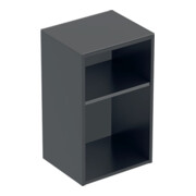 Geberit Armoire latérale Smyle Square 36x60x29,9 cm, ouvert, mat lave