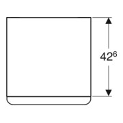 Geberit Armoire latérale Smyle Square 45x60x47 cm, 2 tiroirs, noyer épais-4