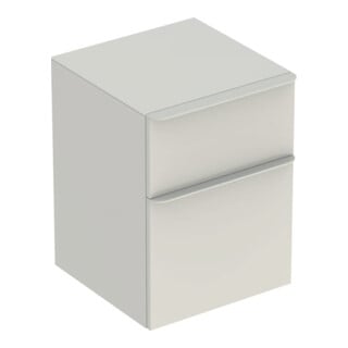 Geberit Armoire latérale Smyle Square 45x60x47 cm, 2 tiroirs, sable brillant