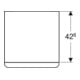 Geberit Armoire latérale Smyle Square 45x60x47 cm, 2 tiroirs, sable brillant-4
