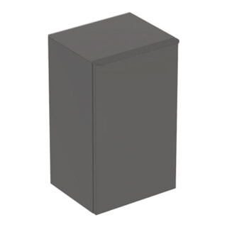 Geberit Armoire latérale Smyle Square gauche, 36x60x32,6 cm, lave mat, 1 porte