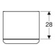 Geberit Armoire latérale Smyle Square R, 36x60x32,6 cm, noyer, 1 porte