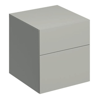 Geberit Armoire latérale Xeno2 45x51x46,2 cm, 2 tiroirs, mat/greige