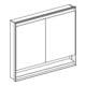 Geberit Armoire miroir One 105x90x15 cm, AL el, avec N + ComL, 2 portes-5