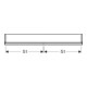 Geberit Armoire miroir One 105x90x15 cm, avec éclairage pb, avec N + ComL, 2 portes