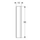 Geberit Armoire miroir One 105x90x15 cm, avec éclairage pb, avec N + ComL, 2 portes