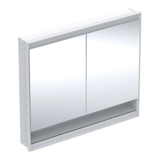 Geberit Armoire miroir One 105x90x15 cm, avec pb, avec N + ComL, 2 portes