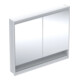 Geberit Armoire miroir One 105x90x15 cm, avec pb, avec N + ComL, 2 portes-1