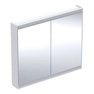 Geberit Armoire miroir One 105x90x15 cm, blanc, avec ComfortLight, 2 portes