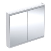 Geberit Armoire miroir One 105x90x15 cm, blanc, avec ComfortLight, 2 portes