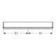 Geberit Armoire miroir One 105x90x15 cm, blanc, avec ComfortLight, 2 portes-2