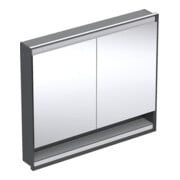 Geberit Armoire miroir One 105x90x15cm, s m/Al pb, m N + ComL, 2 portes