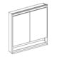 Geberit Armoire miroir One 105x90x15cm, s m/Al pb, m N + ComL, 2 portes-2