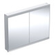 Geberit Armoire miroir One 120x90x15 cm, AL el, avec ComfortL, 2 portes-1