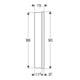 Geberit Armoire miroir One 120x90x15 cm, AL el, avec ComfortL, 2 portes-2