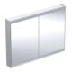 Geberit Armoire miroir One 120x90x15 cm, AL el, avec ComfortL, 2 portes-1