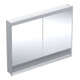 Geberit Armoire miroir One 120x90x15 cm, AL el, avec N + ComL, 2 portes-1