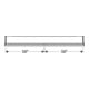 Geberit Armoire miroir One 120x90x15 cm, AL el, avec N + ComL, 2 portes-2