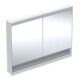 Geberit Armoire miroir One 120x90x15 cm, avec éclairage LED, 2 portes-1