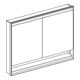 Geberit Armoire miroir One 120x90x15 cm, avec éclairage LED, 2 portes