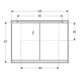 Geberit Armoire miroir One 120x90x15 cm, avec pb, avec ComfortL, 2 portes