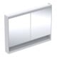 Geberit Armoire miroir One 120x90x15 cm, avec pb, avec N + ComL, 2 portes-1