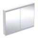 Geberit Armoire miroir One 120x90x15 cm, blanc, avec ComfortLight, 2 portes-1