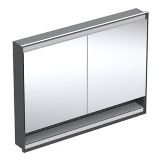 Geberit Armoire miroir One 120x90x15 cm, s m/Al pb, m N + ComL, 2 portes