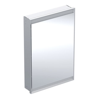 Geberit Armoire miroir One 60x90x15 cm, avec ComL, 1 porte, à gauche, alu anodisé