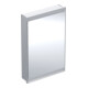Geberit Armoire miroir One 60x90x15 cm, avec ComL, 1 porte, à gauche, alu anodisé-1